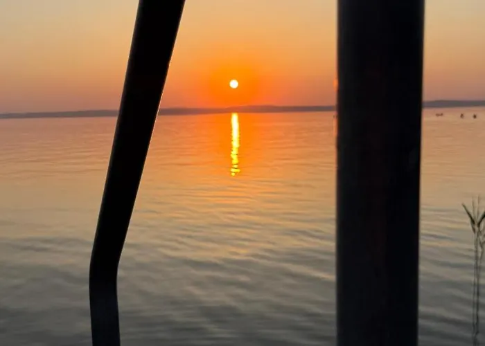 Retro Lakefront House With A Dock