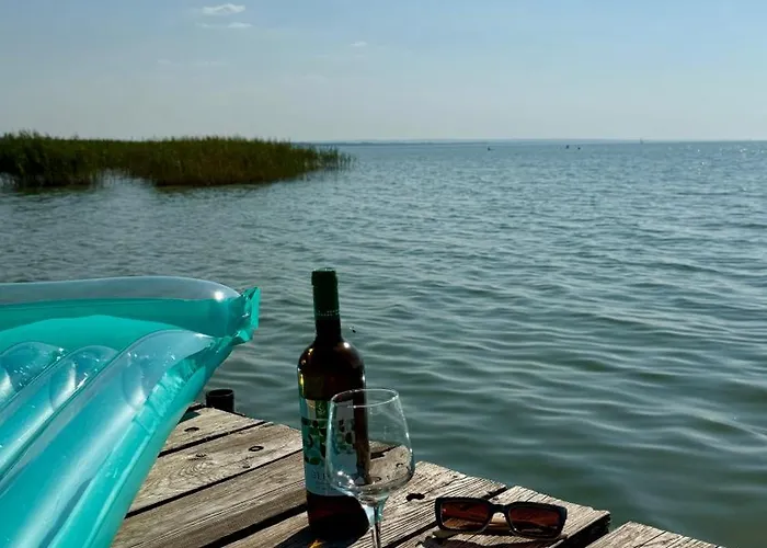 Retro Lakefront House With A Dock *